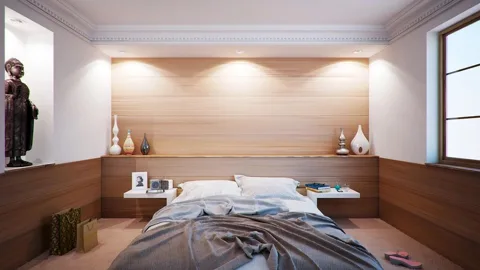 La chambre boisée
