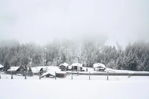 Les hameaux voisins en hiver